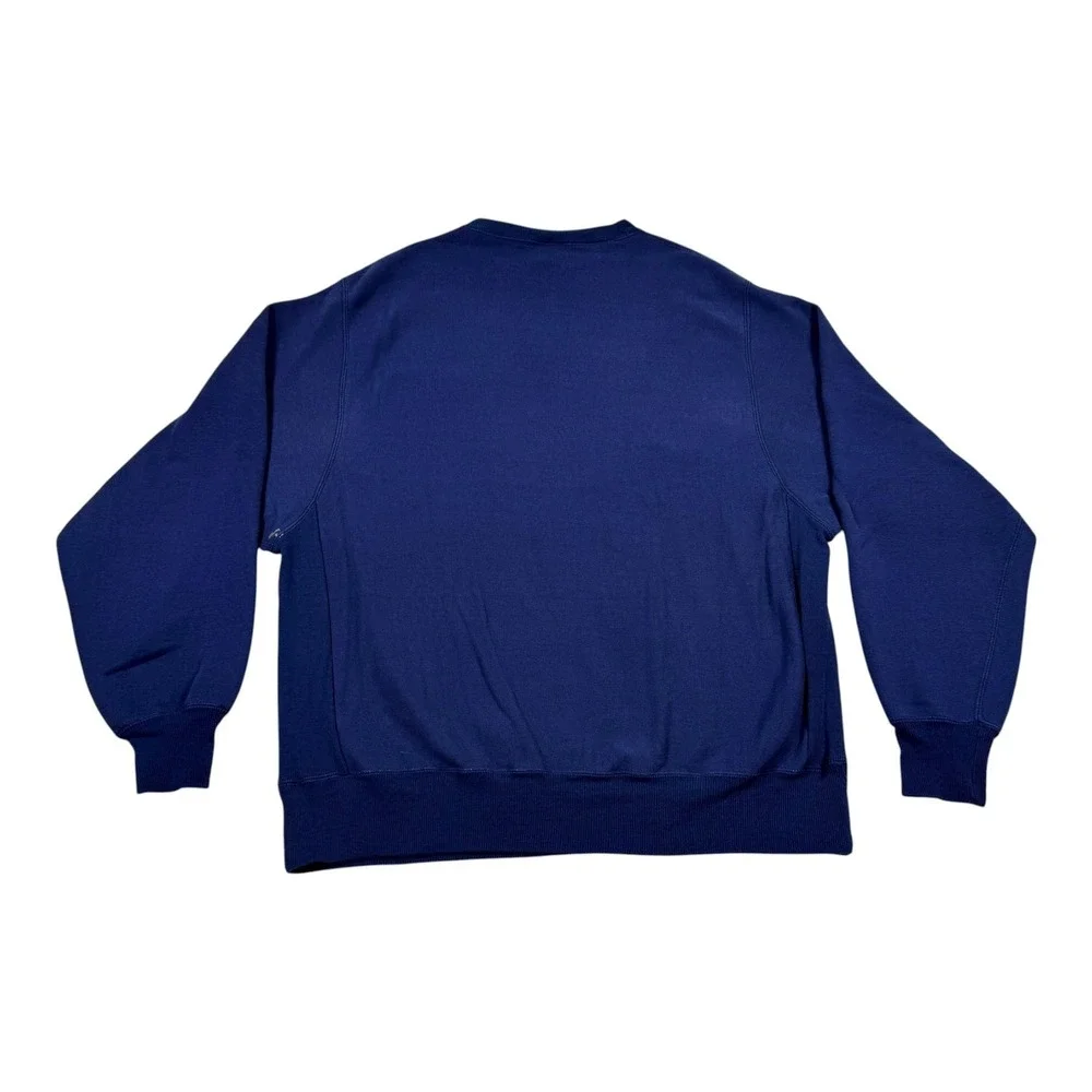 Vintage Michigan Wolverines Sweatshirt Mens Large Blue NCAA Football Crewneck